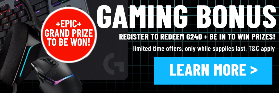 Picture of the Logitech GGPC February 2024 Prize Event at PB Tech